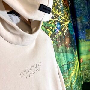 FEAR OF GOD” Tan Sweatshirt by Essentials.